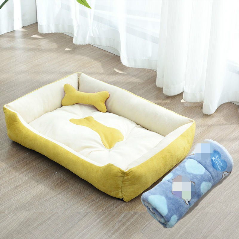 Kennel Four Seasons Golden Retriever Teddy Kennel Dog Bed Dog Mat Small Dog Medium Dog - Image 10