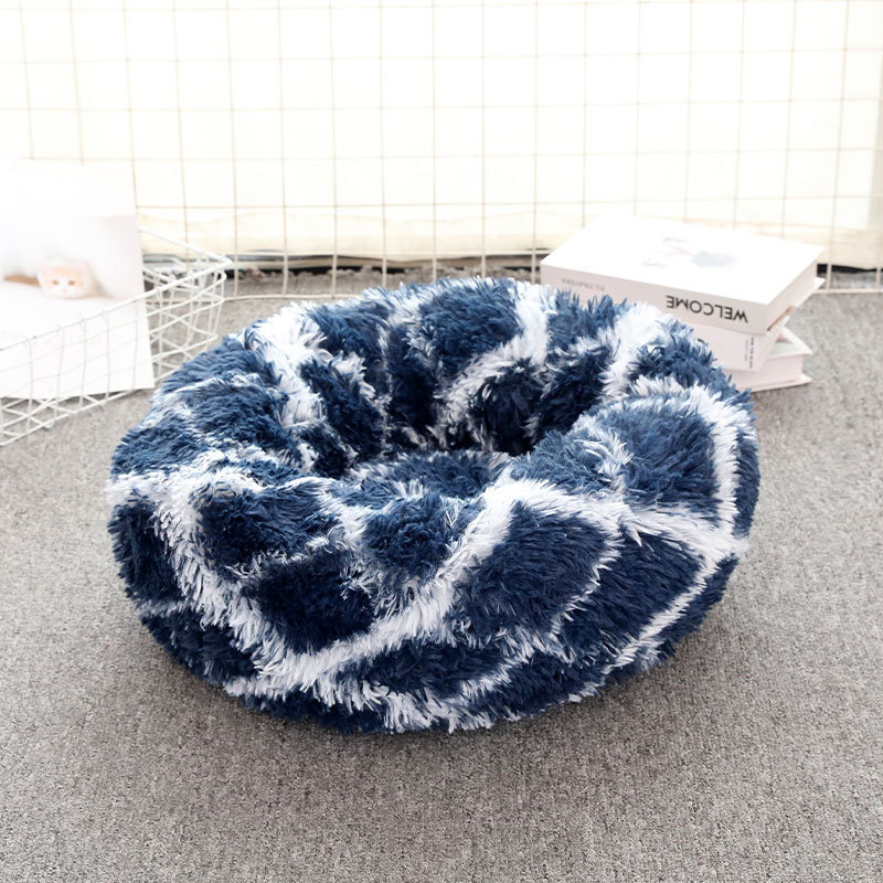 Cathouse Doghouse Large, Medium And Small Dogs Warm Plush Round Pet Bed Dog Bed Cat Bed Dog Bed - Image 2