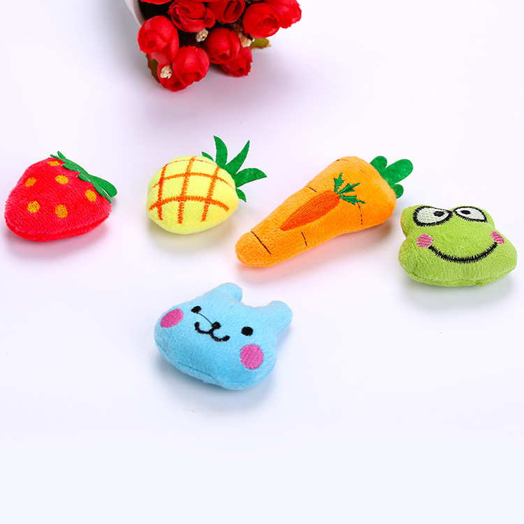 Cat toy cat mint fruit animal plush toy - Image 2