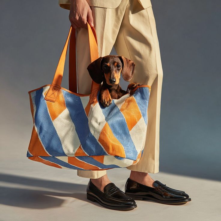 Pet carrier prepared for everyday travel