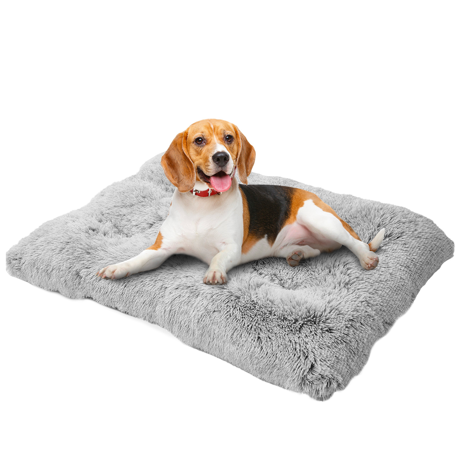 Dog Bed Mats Washable Large Dog Sofa Bed Portable Pet Kennel Long Plush House Sleep Protector Product Dog Bed - Image 3
