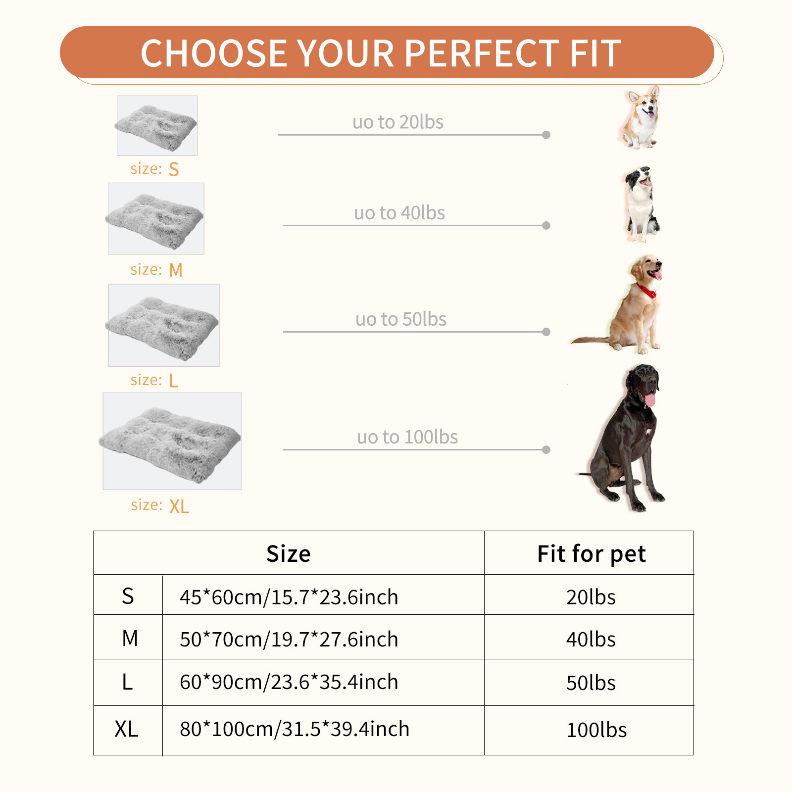 Dog Bed Mats Washable Large Dog Sofa Bed Portable Pet Kennel Long Plush House Sleep Protector Product Dog Bed - Image 5
