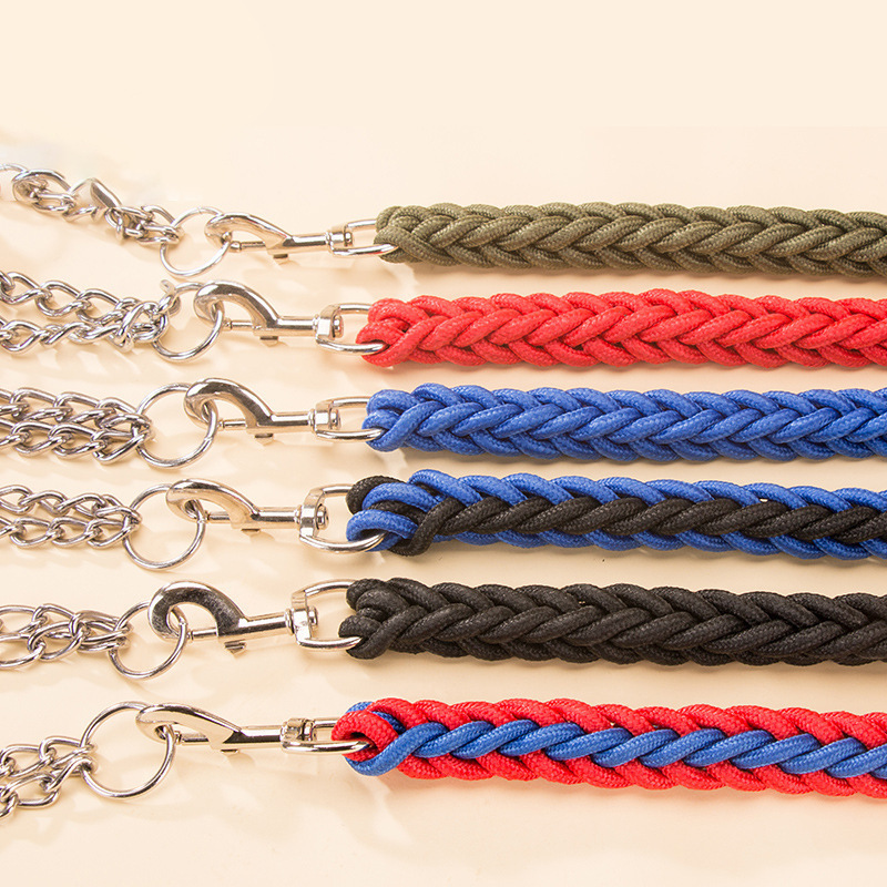 Dog Collars And Belt Covers, Heavy-duty Nylon Braided Ropes, For Training And Walking Leashes Of Small, Medium And Large Dogs - Image 3
