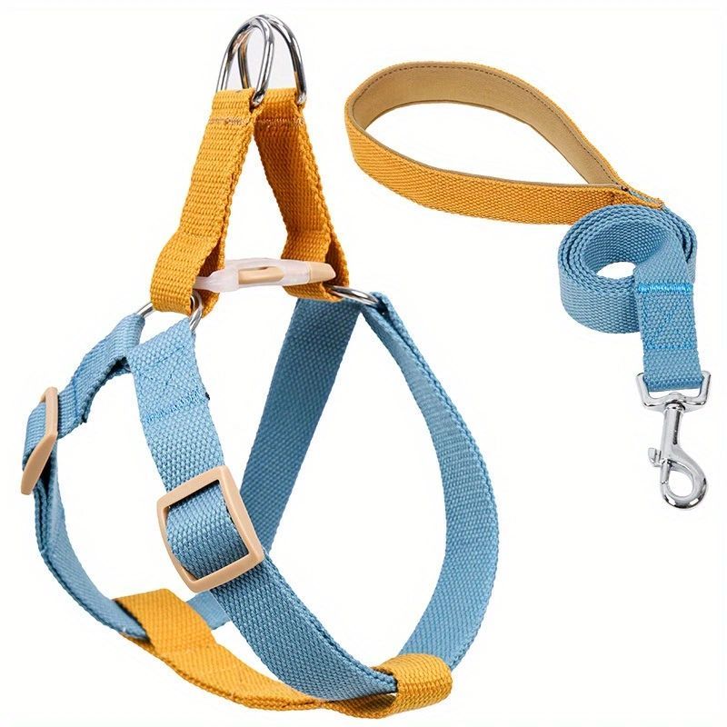 Dog Harness And Leash No Pull Nylon Pet Leashes For Small Dogs French Bulldog Chihuahua Lead Leash And Collar Set For Yorkies - Image 8