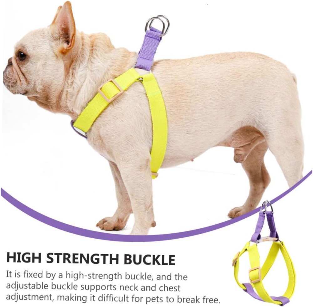Dog Harness And Leash No Pull Nylon Pet Leashes For Small Dogs French Bulldog Chihuahua Lead Leash And Collar Set For Yorkies - Image 5