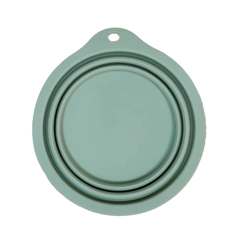Outdoor Dog Folding Bowl Silicone Pet Bowl Drinking And Eating Dual-purpose Bowl Portable Dog Basin - Image 7