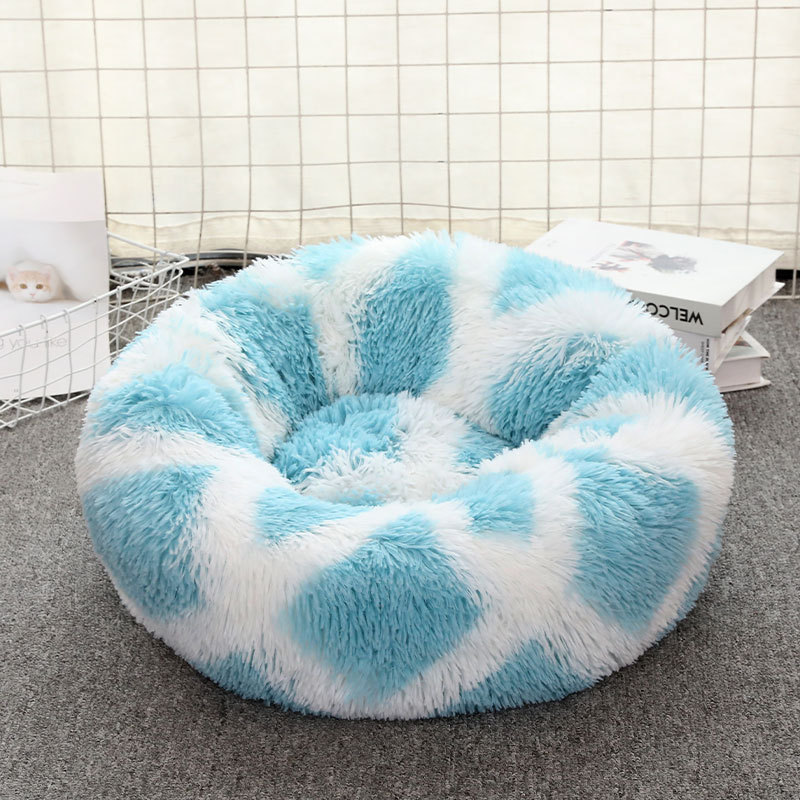 Cathouse Doghouse Large, Medium And Small Dogs Warm Plush Round Pet Bed Dog Bed Cat Bed Dog Bed - Image 3