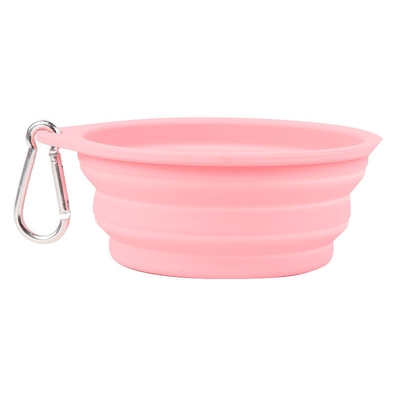 Outdoor Dog Folding Bowl Silicone Pet Bowl Drinking And Eating Dual-purpose Bowl Portable Dog Basin - Image 3